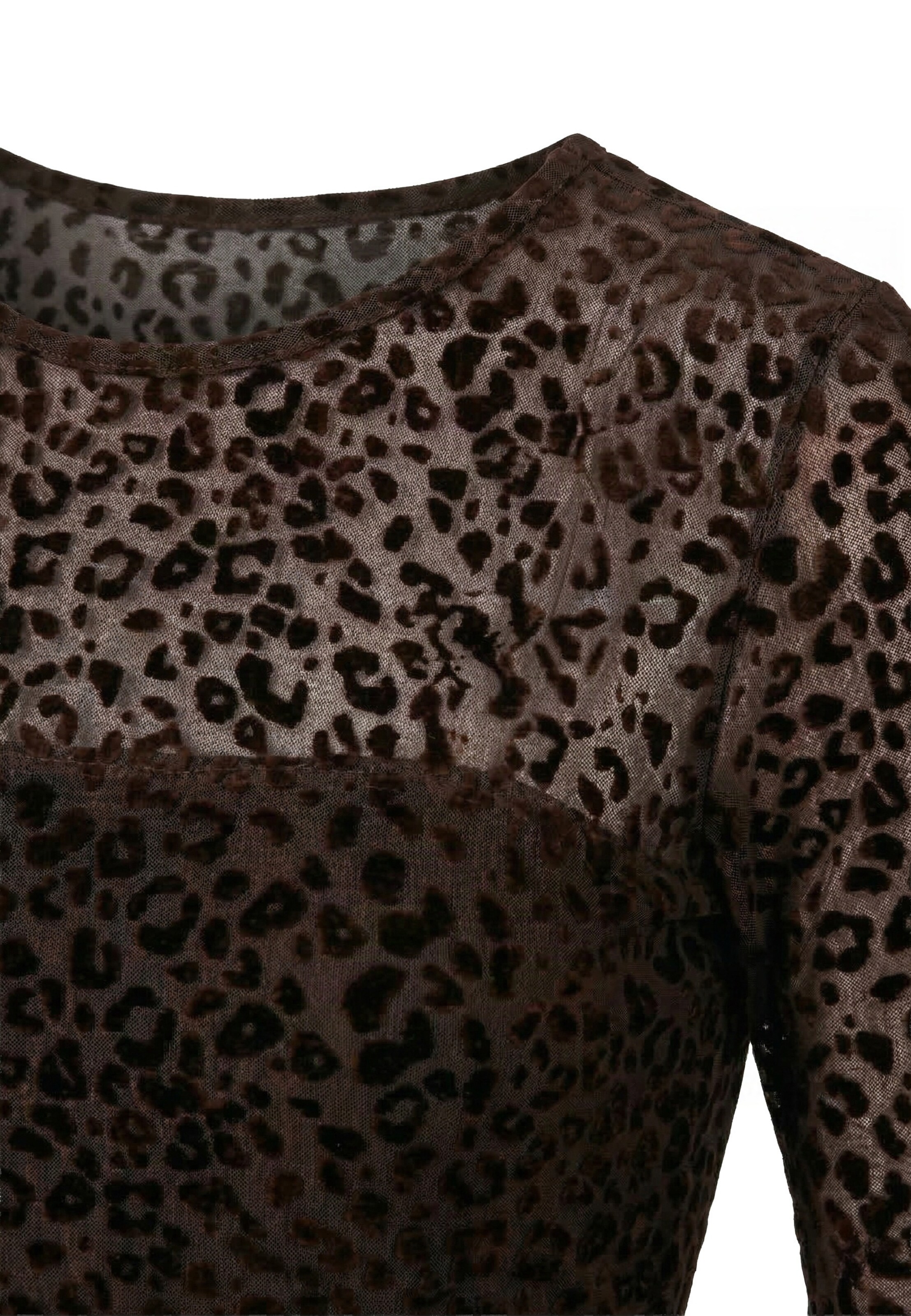 Urban Classics Shirt bodysuit in Brown: front