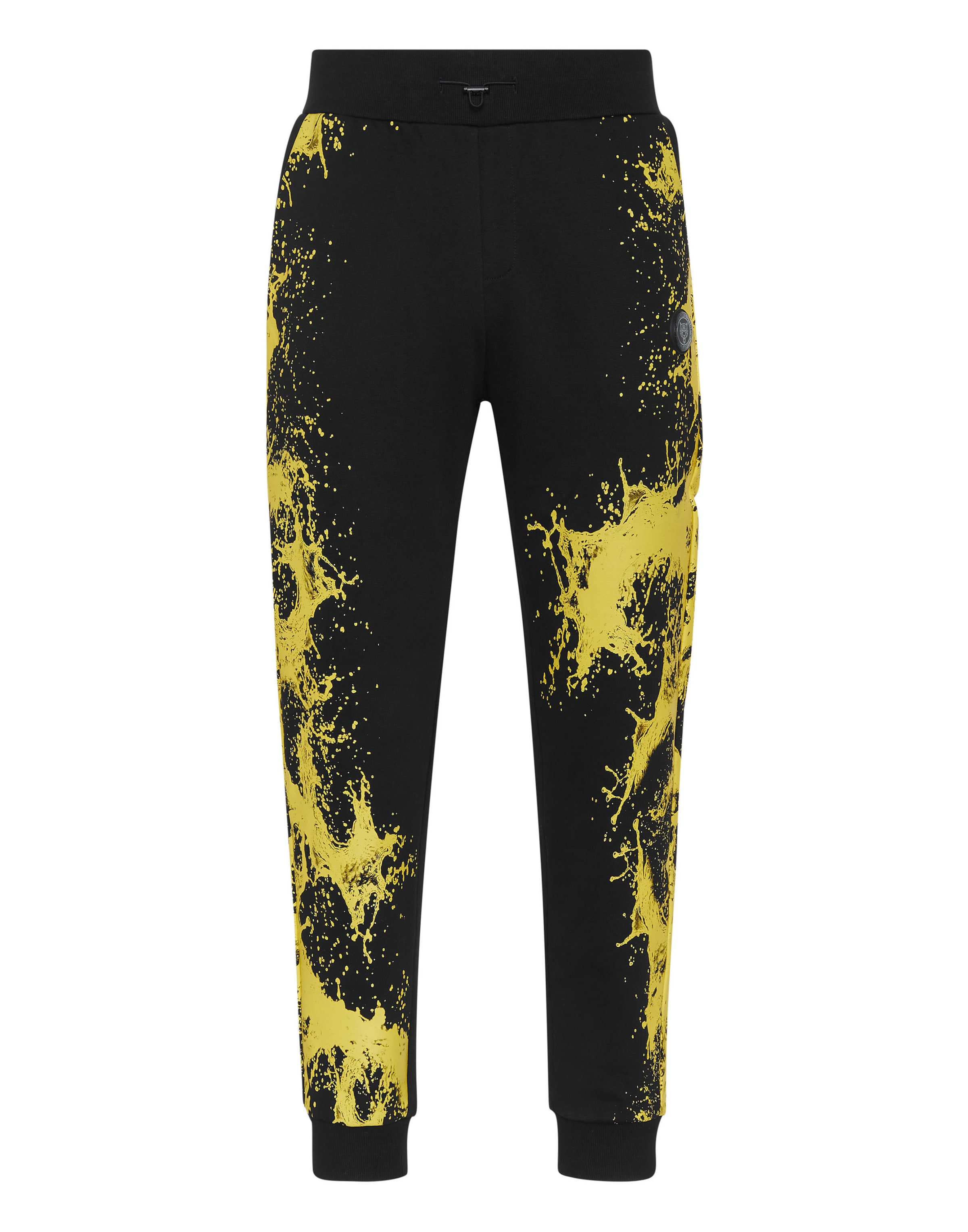 Plein Sport Broek 'Splash' in de kleur Geel / Zwart, Productweergave