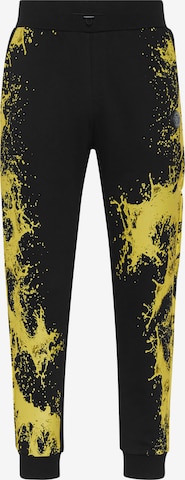 Plein Sport Trousers 'Splash' in Black: front