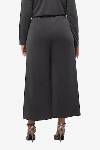 Ulla Popken Wide Leg Hose in Grau