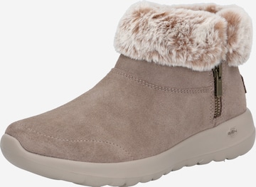 SKECHERS Snowboots in Bruin: voorkant