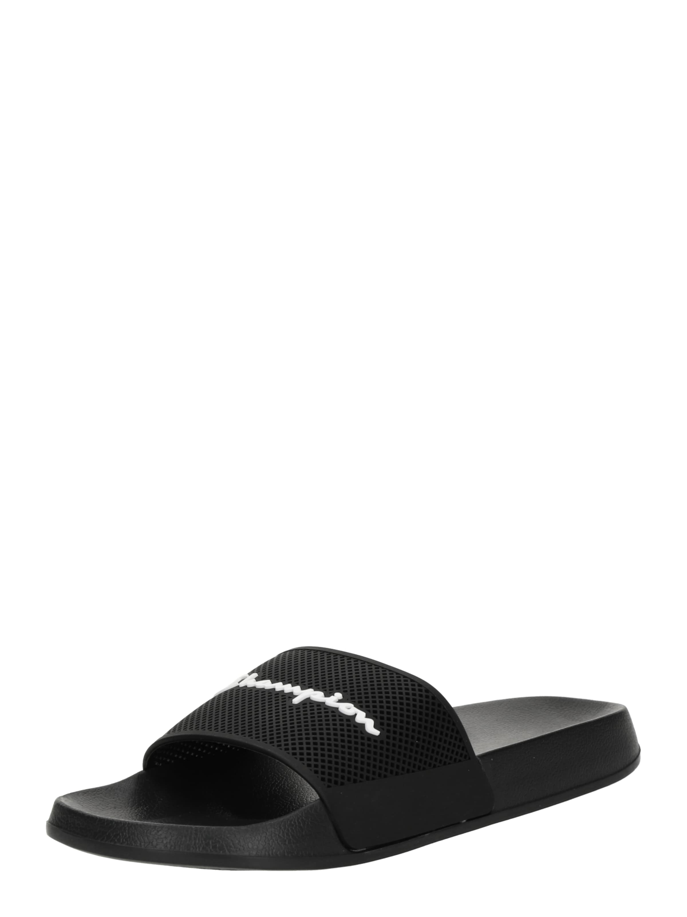 Flip-flops 'DTN21' de la Champion Authentic Athletic Apparel pe negru: față