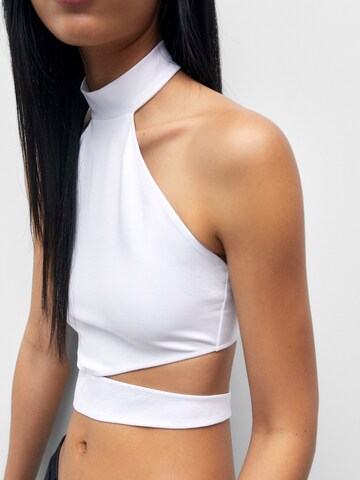 Haut Pull&Bear en blanc