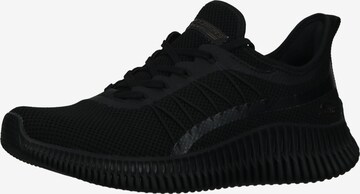 Baskets basses SKECHERS en noir : devant