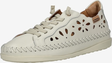 Chaussure de sport à lacets PIKOLINOS en beige : devant