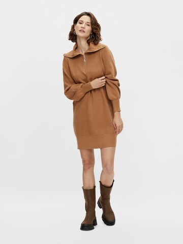 Y.A.S Knitted dress 'Dalma' in Brown