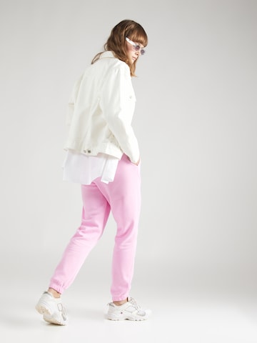 PIECES Tapered Pants 'CHILLI' in Pink