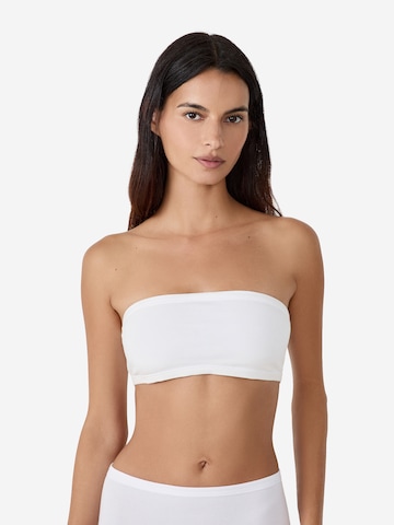 ETAM Bandeau BH 'COTON 360' in Weiß: Vorderseite