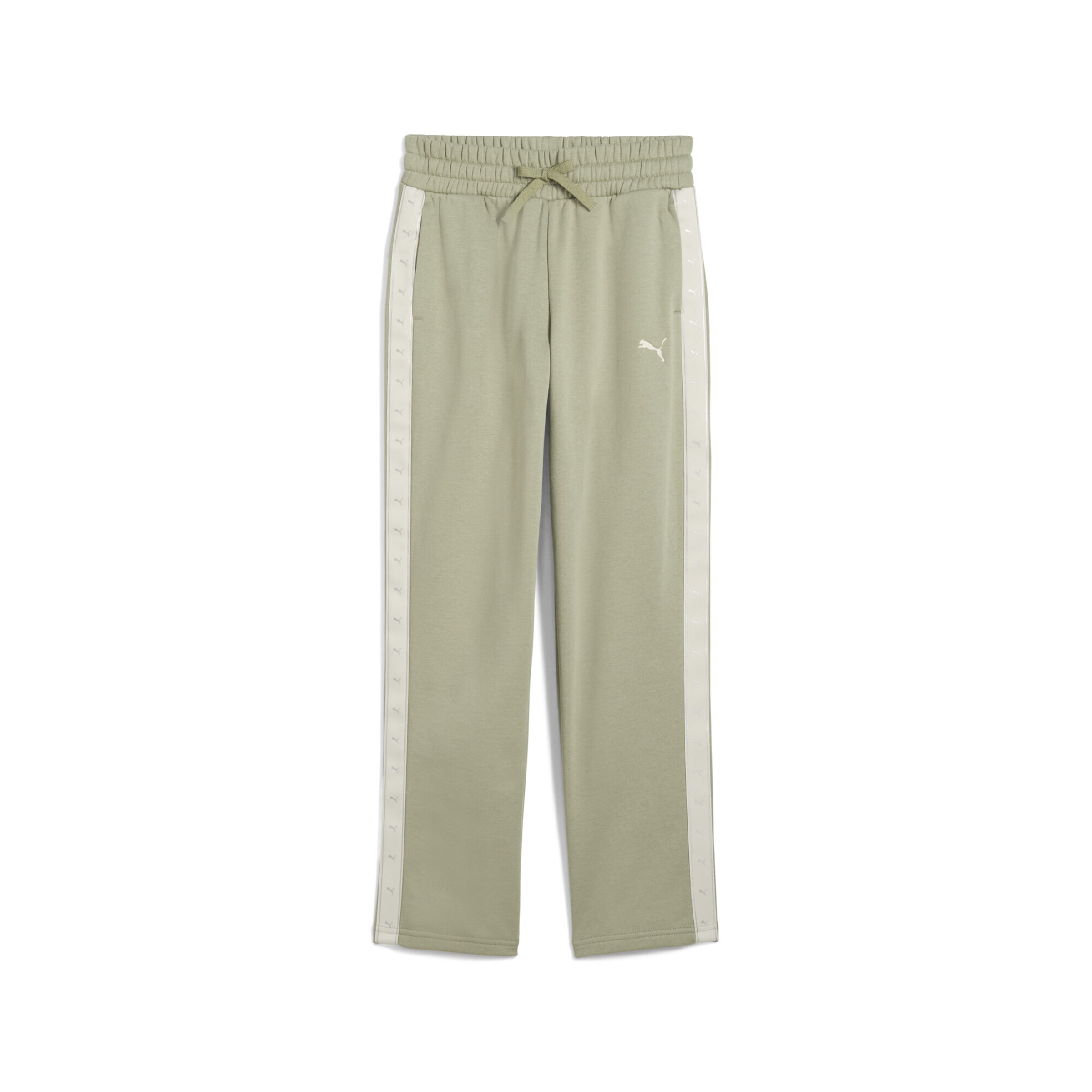 PUMA Loosefit Jogginghose 'Essentials' in Grün: Vorderseite