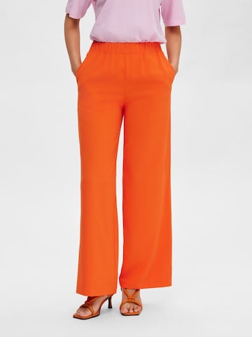 SELECTED FEMME Loosefit Hose 'TINNI' in Orange: predná strana