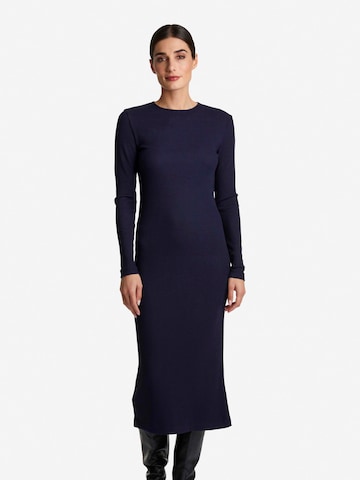 Rich & Royal Dress in Blue: front