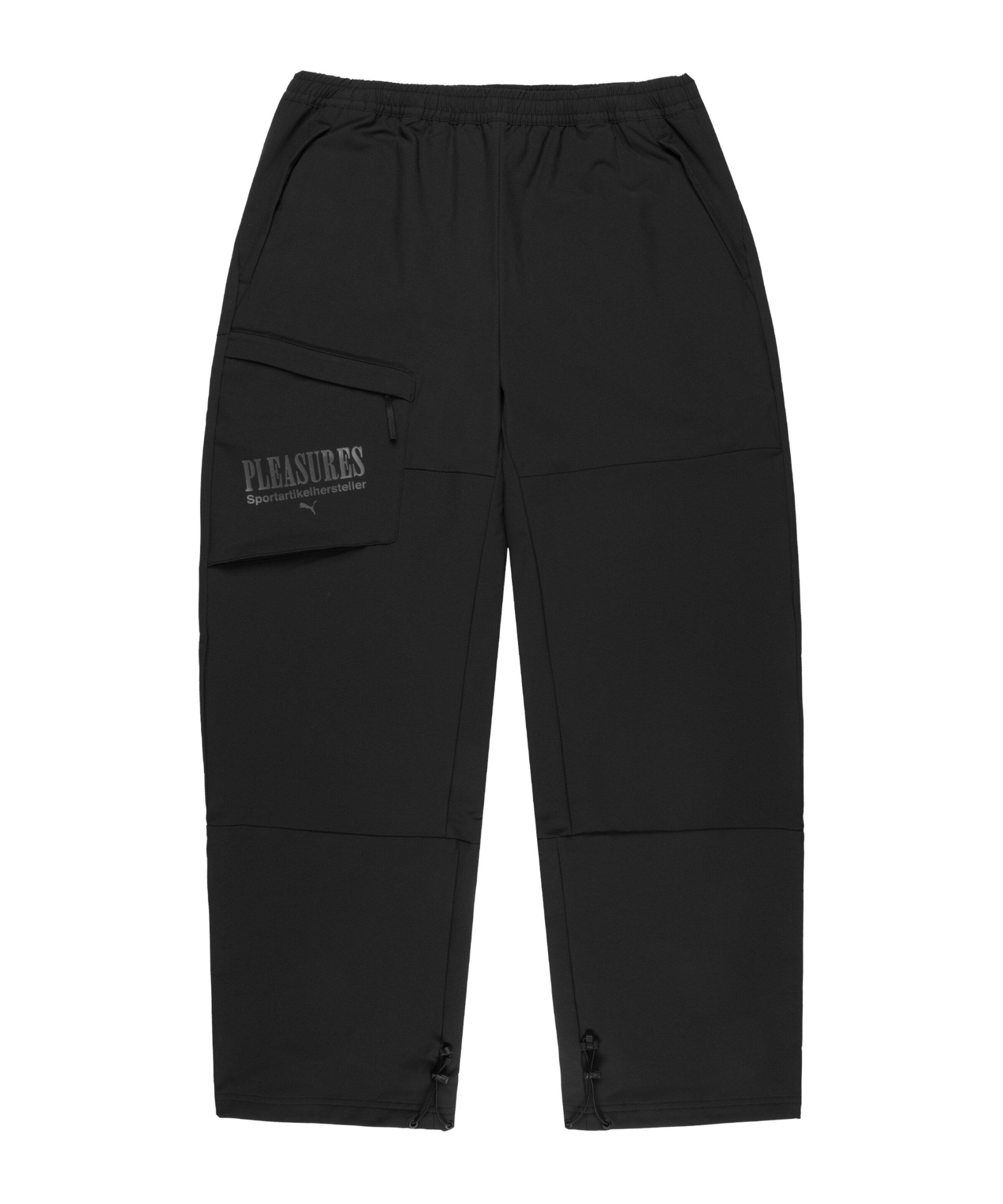 PUMA Regular Sporthose in Schwarz: Vorderseite