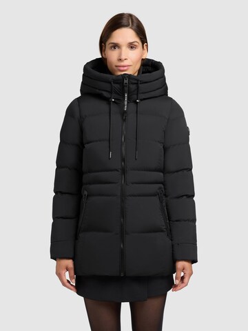 khujo Winterjas 'MATLA' in Zwart: voorkant