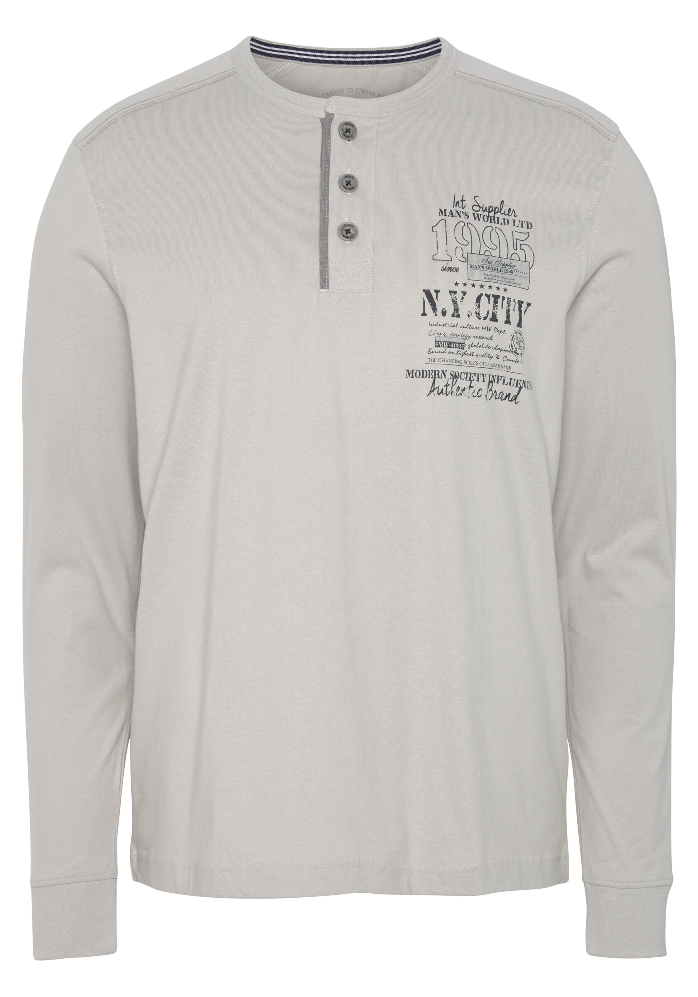 Man's World Shirt in Grau: Vorderseite