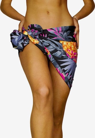 Foulard 'Pineapple' di King Kameha in grigio: frontale
