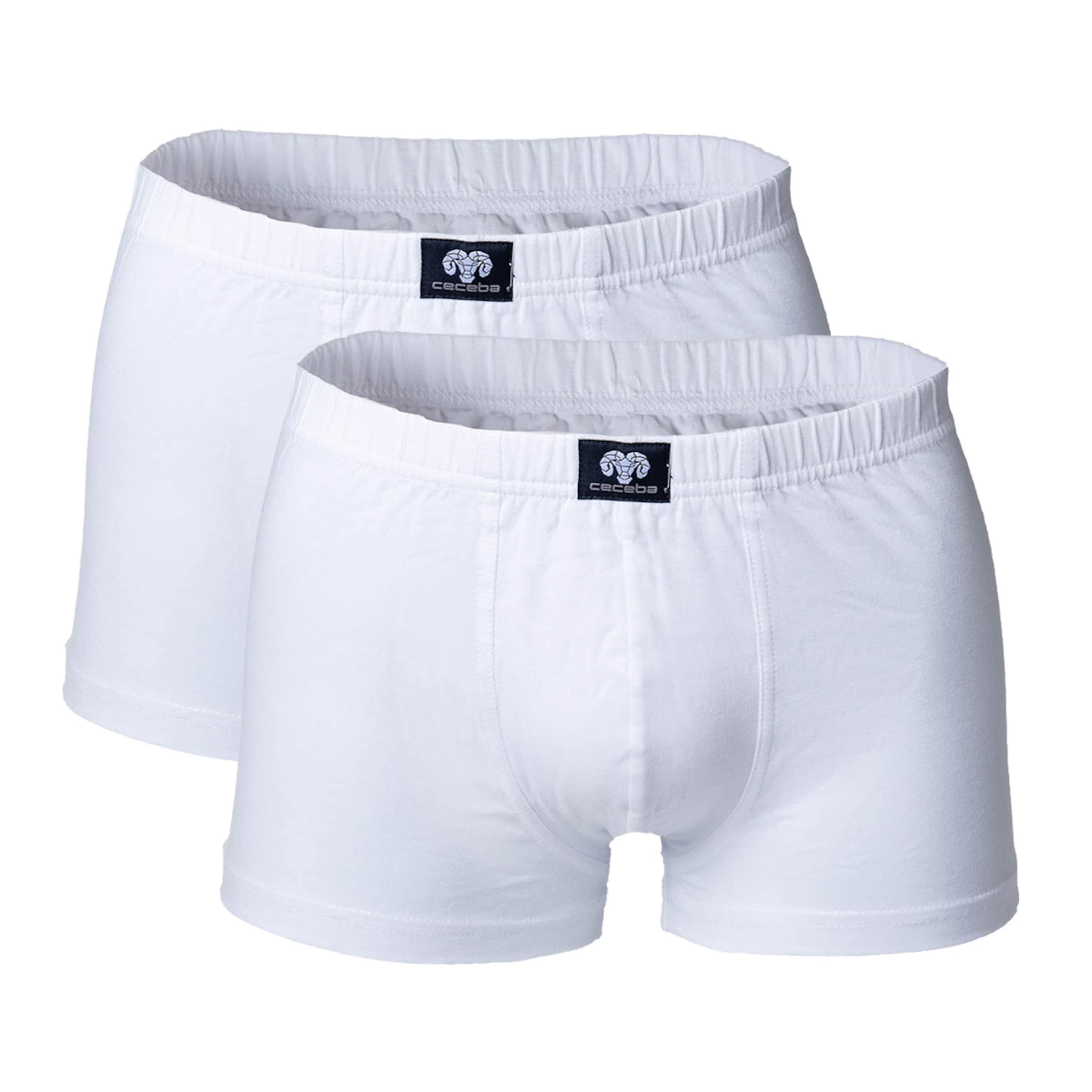 CECEBA Boxer shorts in White: front