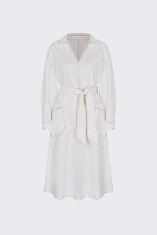 Robe-chemise 'Foster' Aligne en beige : devant