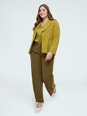 Fiorella Rubino Regular Broek in Groen