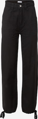 Warehouse Regular Панталон в черно: отпред