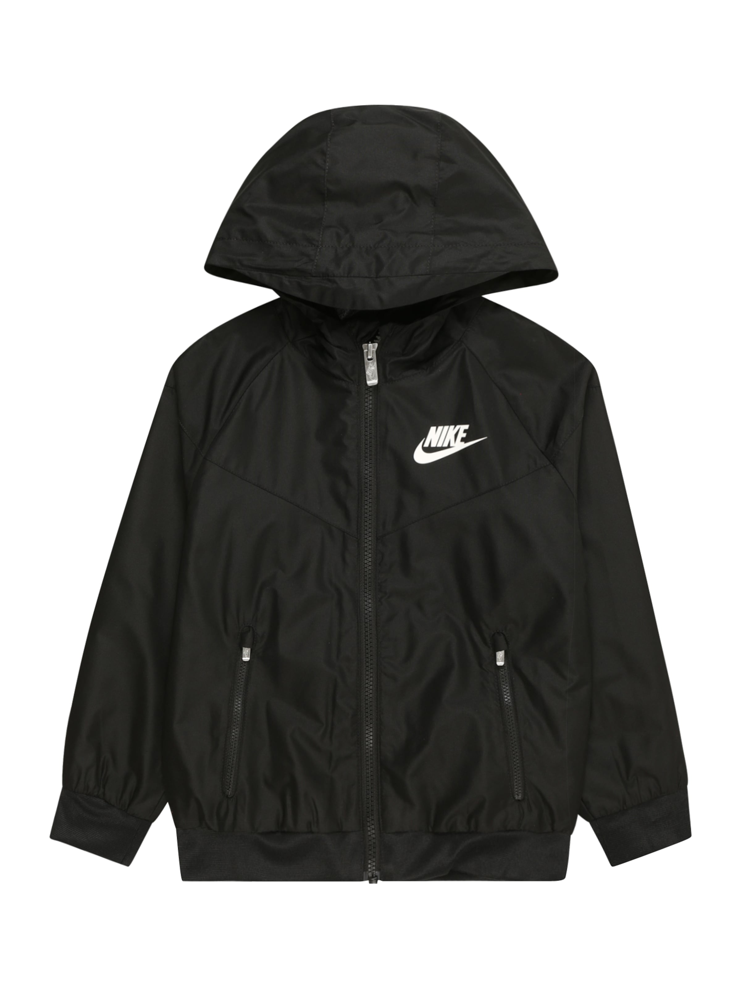 Nike Sportswear - Casaco meia-estação &#x27;Windrunner&#x27; em preto: frente
