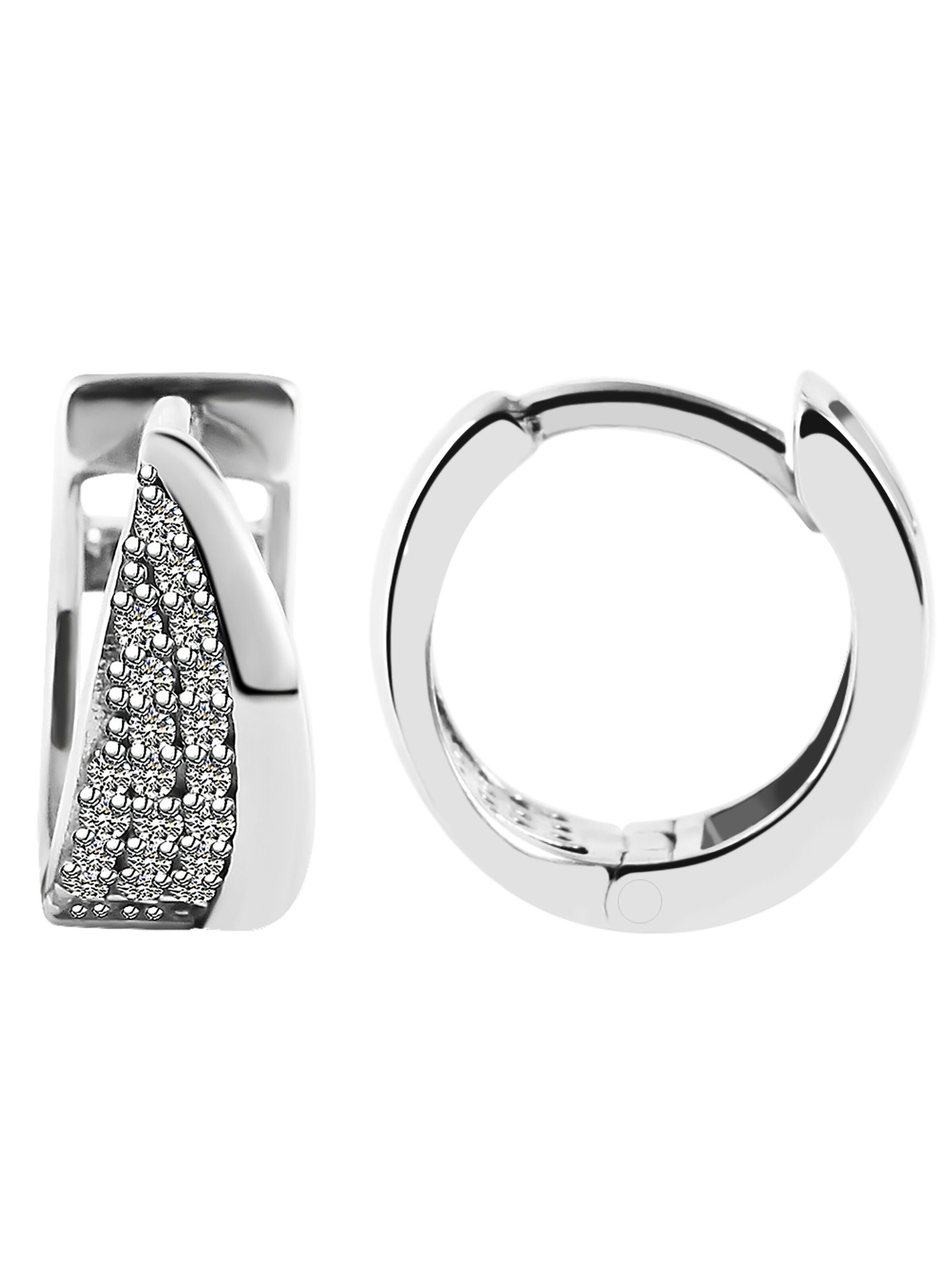 Akzent Ohrringe 'Merit, 925 Sterlingsilber, langlebig'‌ in Silber