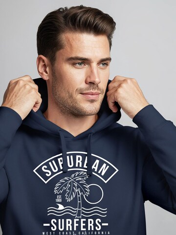 Neverless Sweatshirt 'Surfer California' in Blue