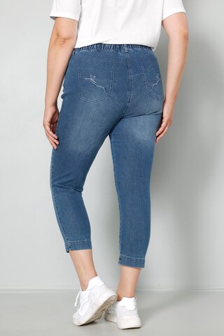 MIAMODA Skinny Jeggings in Blue