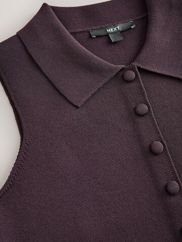 Next Kootud vest, värv pruun