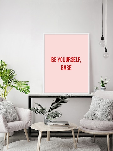 Liv Corday Image 'Be Yourself' in White