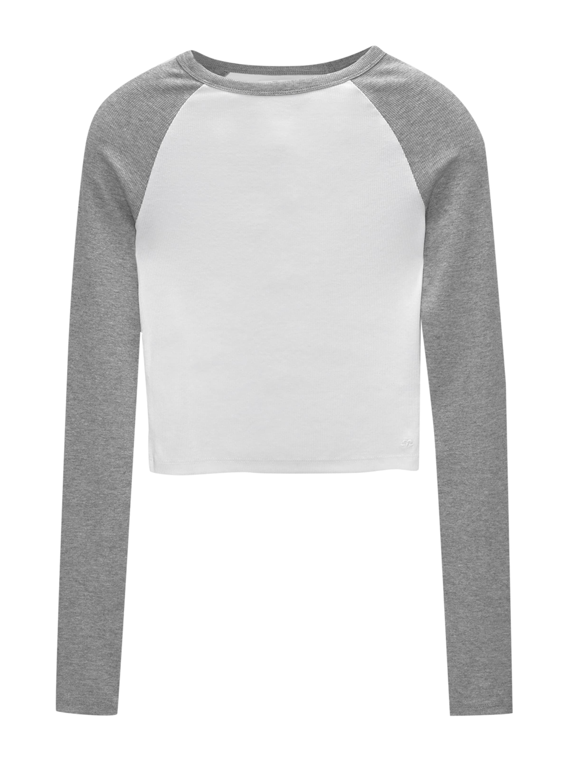 Pull&Bear T-shirt i vit: framsida