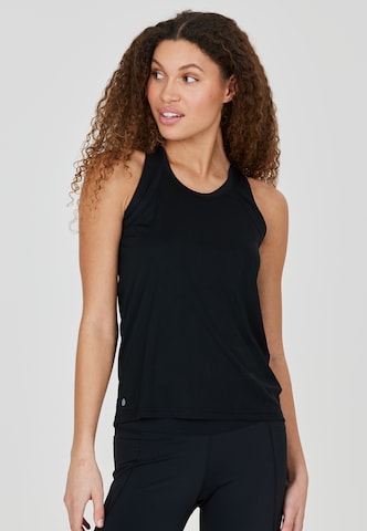 Athlecia Sports Top 'Levinda' in Black: front