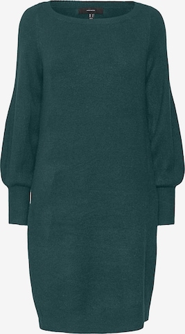 Robes en maille VERO MODA en vert : devant