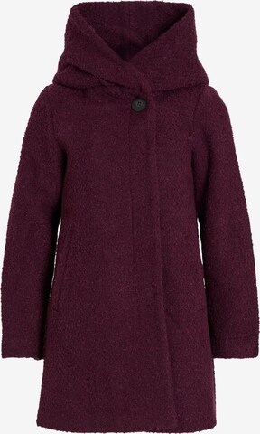 VILA Between-seasons coat 'Cana' in Red: front