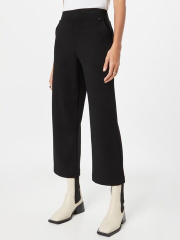 GERRY WEBER Wide leg Broek in Zwart: voorkant