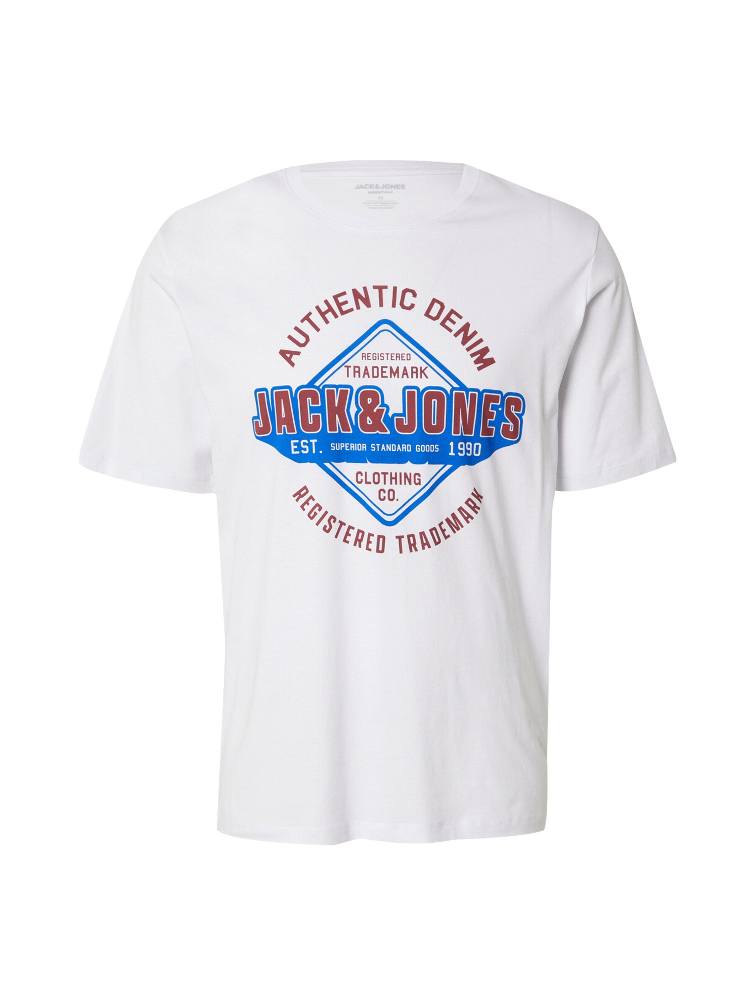 JACK & JONES Shirt in Wit: voorkant