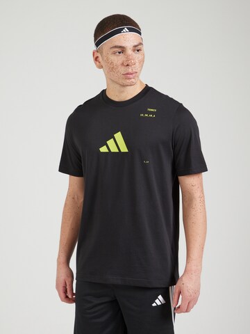 ADIDAS PERFORMANCE Funktionsskjorte i sort: forside