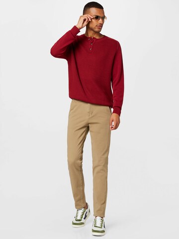 MUSTANG Sweater 'Emil' in Red