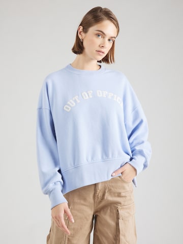 Abercrombie & Fitch Sweatshirt in Blau: Vorderseite