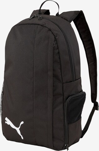 PUMA Sports Backpack 'TeamGOAL' in Black: front