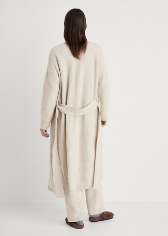 MANGO Strickmantel ' camila' in Beige