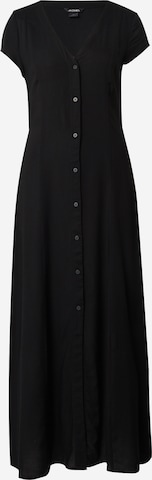 Abito camicia di Monki in nero: frontale