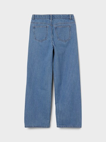 LMTD Wide Leg Jeans i blå