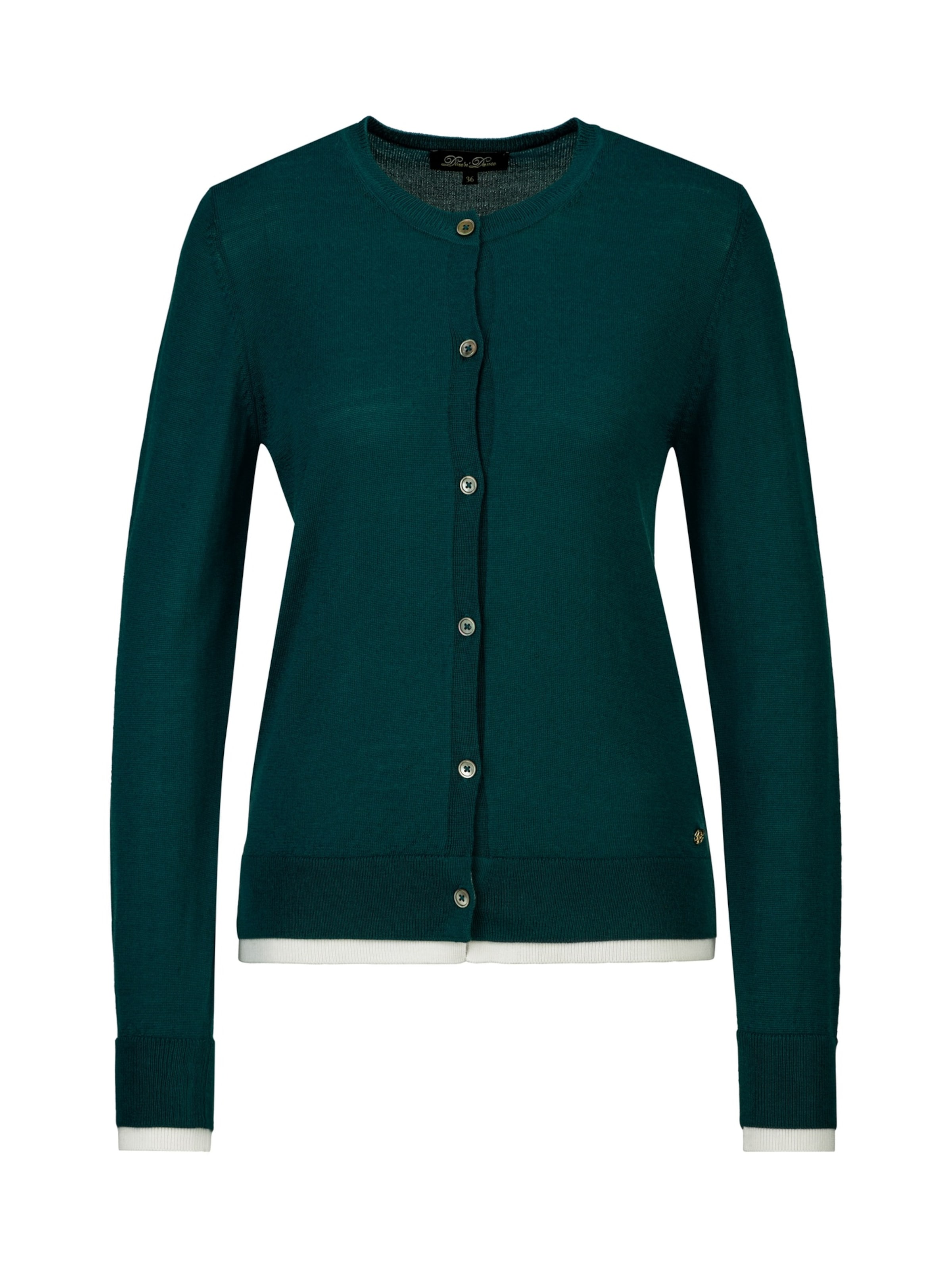 Dine'n'Dance Knit Cardigan 'Colette' in Green: front