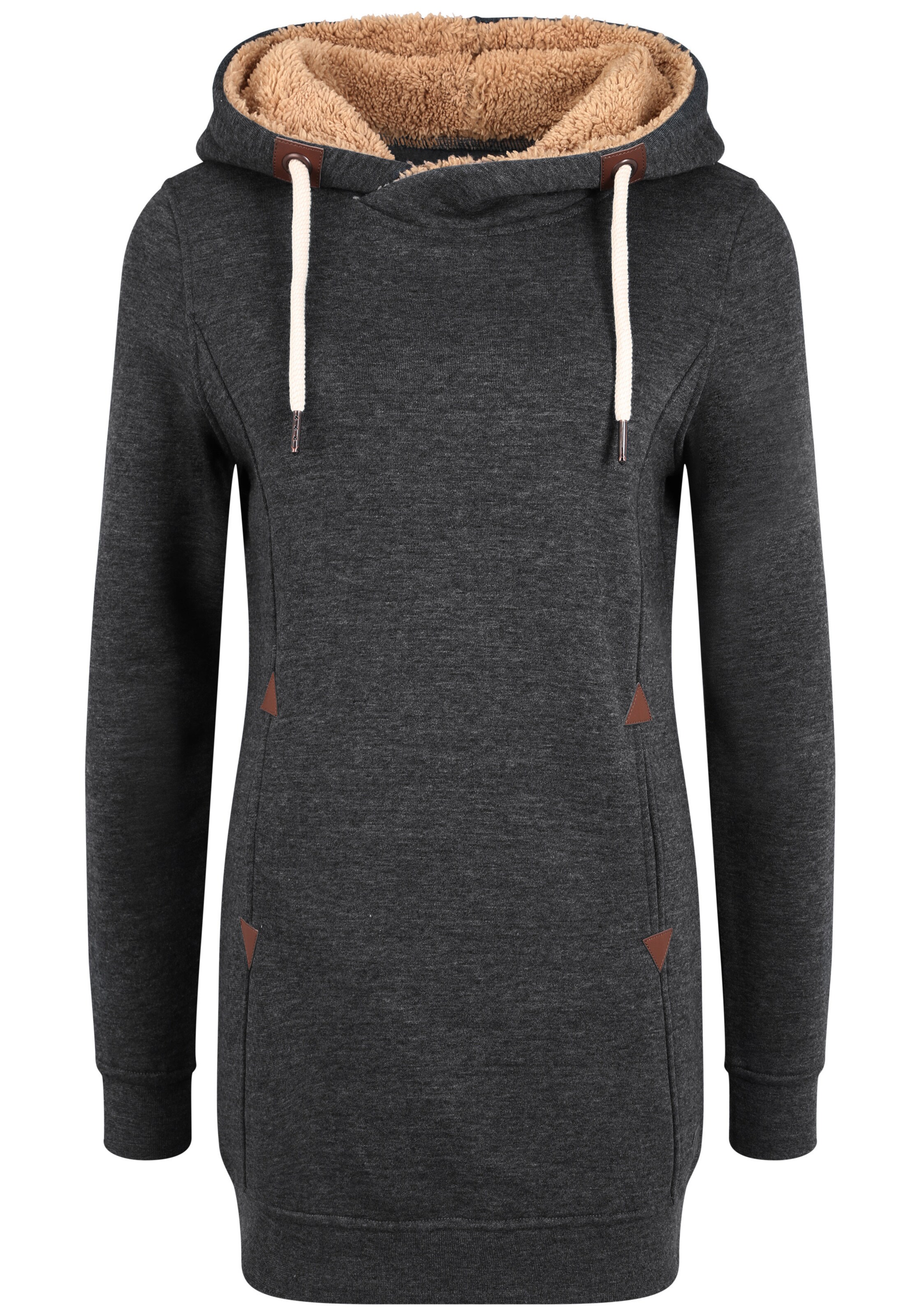 Sweat-shirt 'Vicky Pile' Oxmo en gris : devant