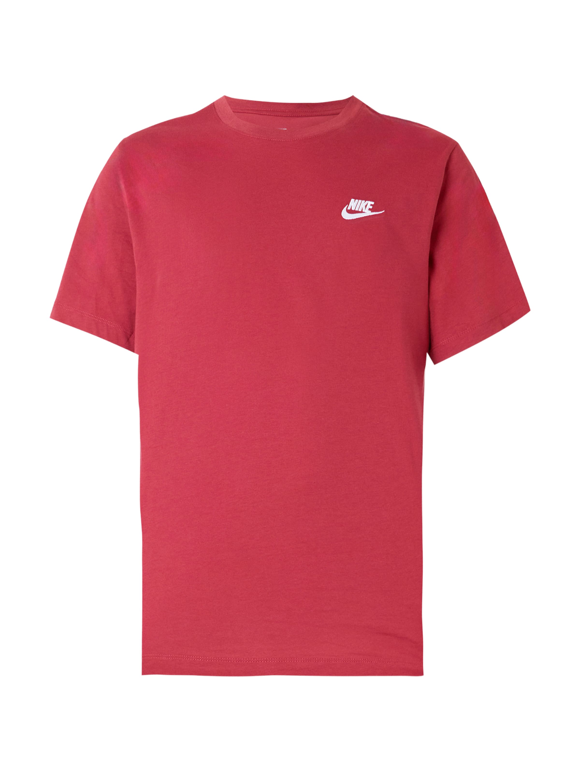 Coupe regular T-Shirt 'Club' Nike Sportswear en rouge : devant