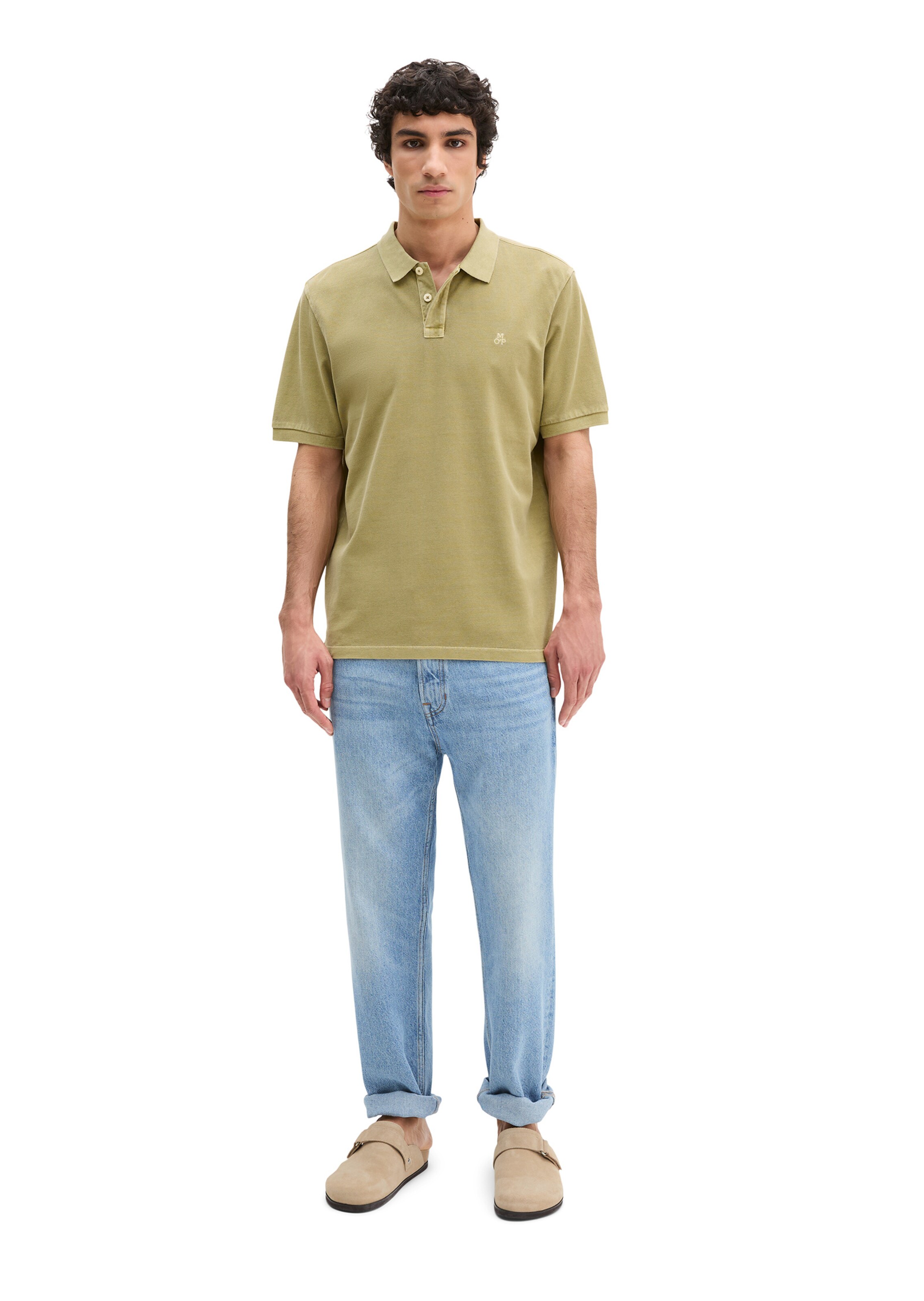 Marc O'Polo Poloshirt in Grün