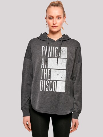 F4NT4STIC Sweatshirt 'Panic At The Disco Block' in Grijs: voorkant