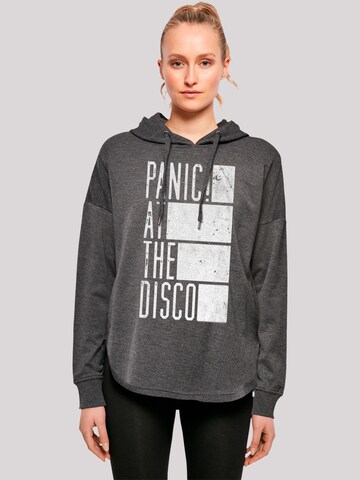 F4NT4STIC Sweatshirt 'Panic At The Disco Block' in Grijs: voorkant