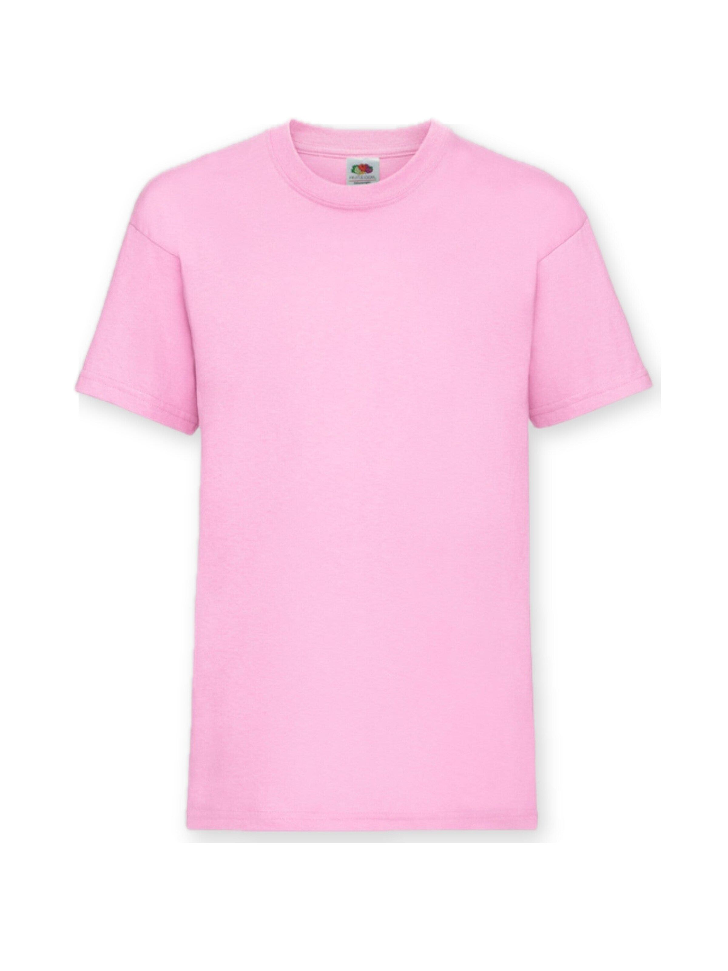 FRUIT OF THE LOOM Shirt 'T-shirt for kids' in Roze: voorkant