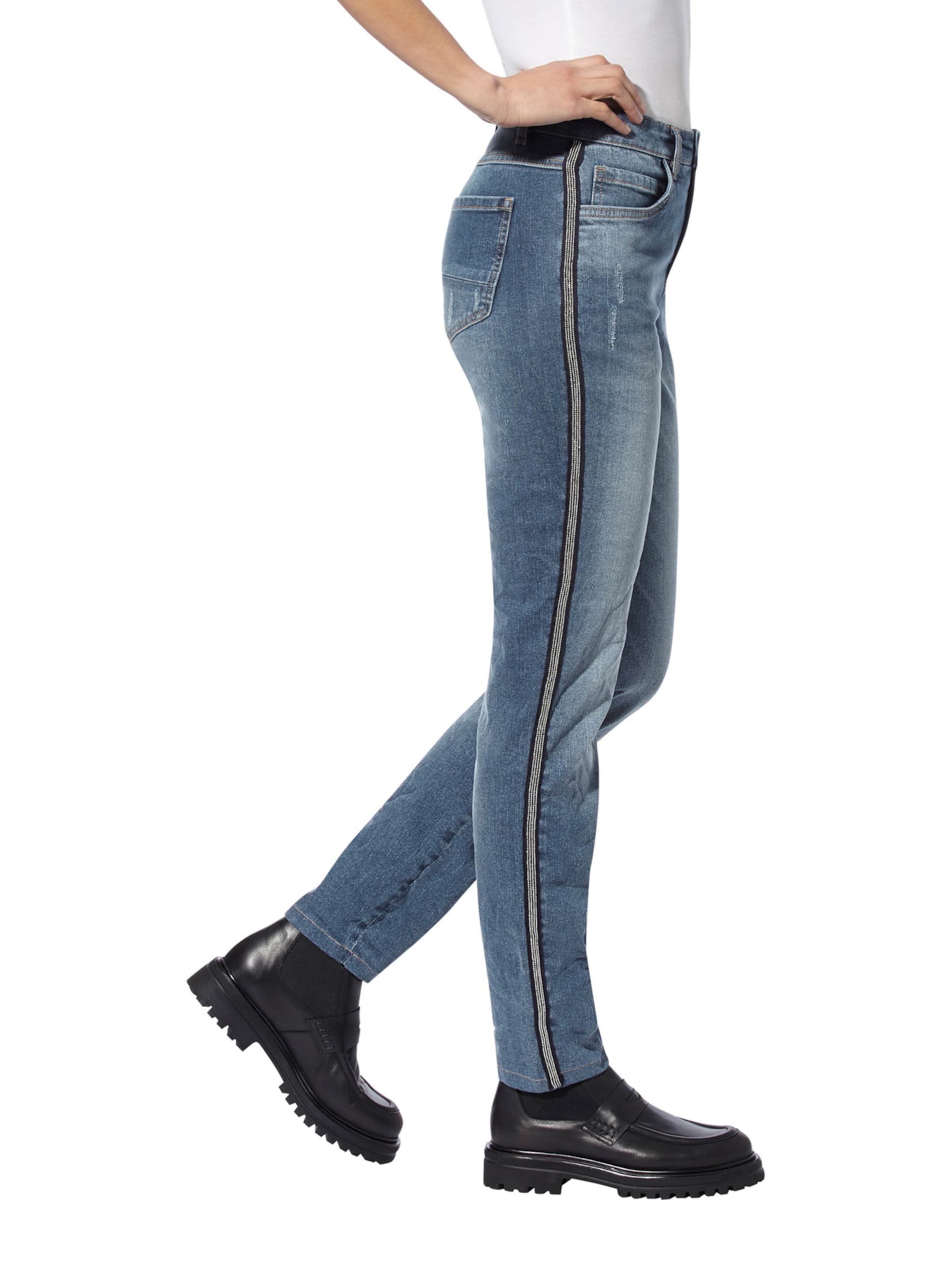 heine Slimfit Kavbojke | modra barva